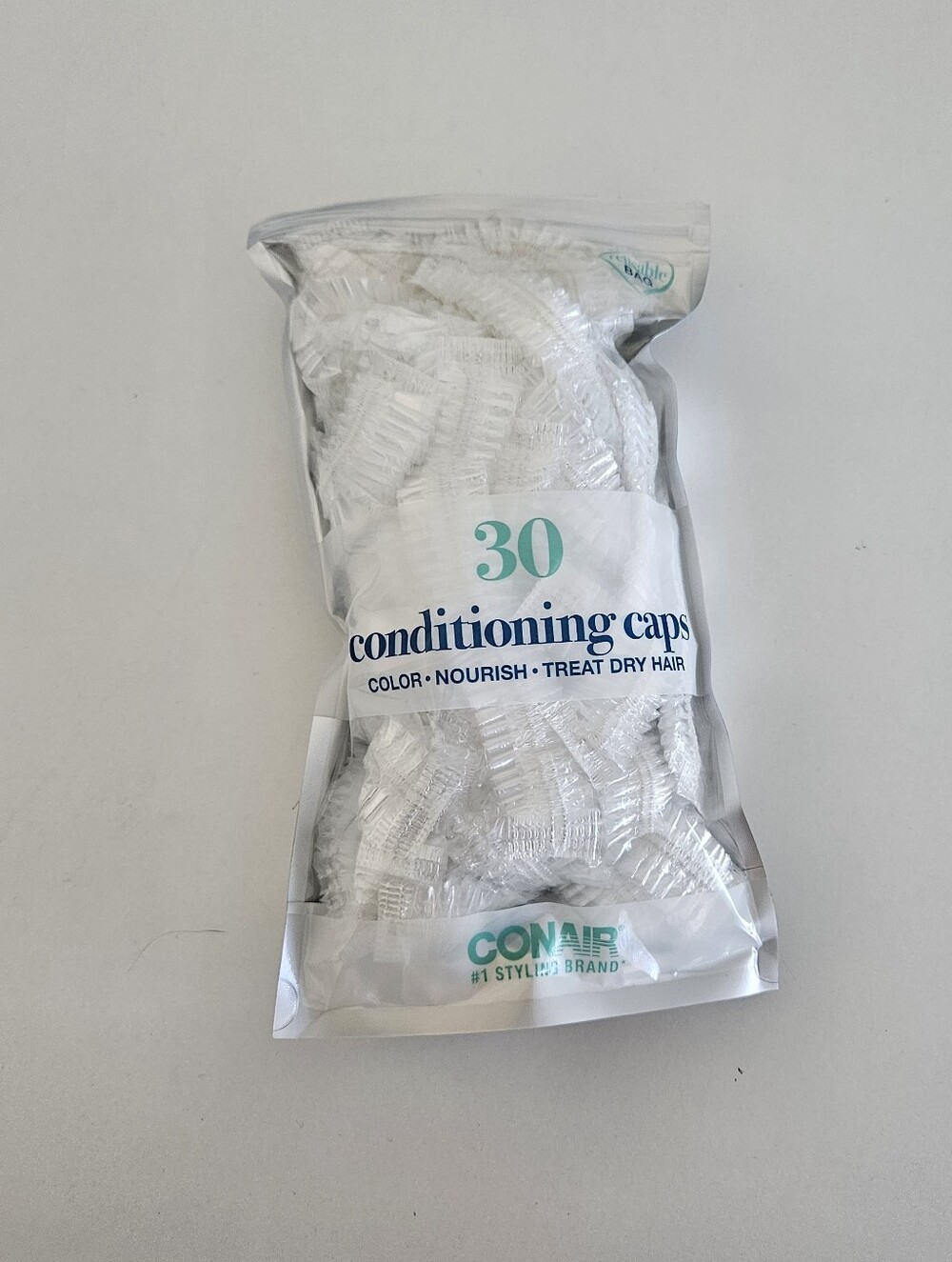 Conair Conditioning Caps Color Nourish Treat Dry Hair Elastic Shower 29 Count